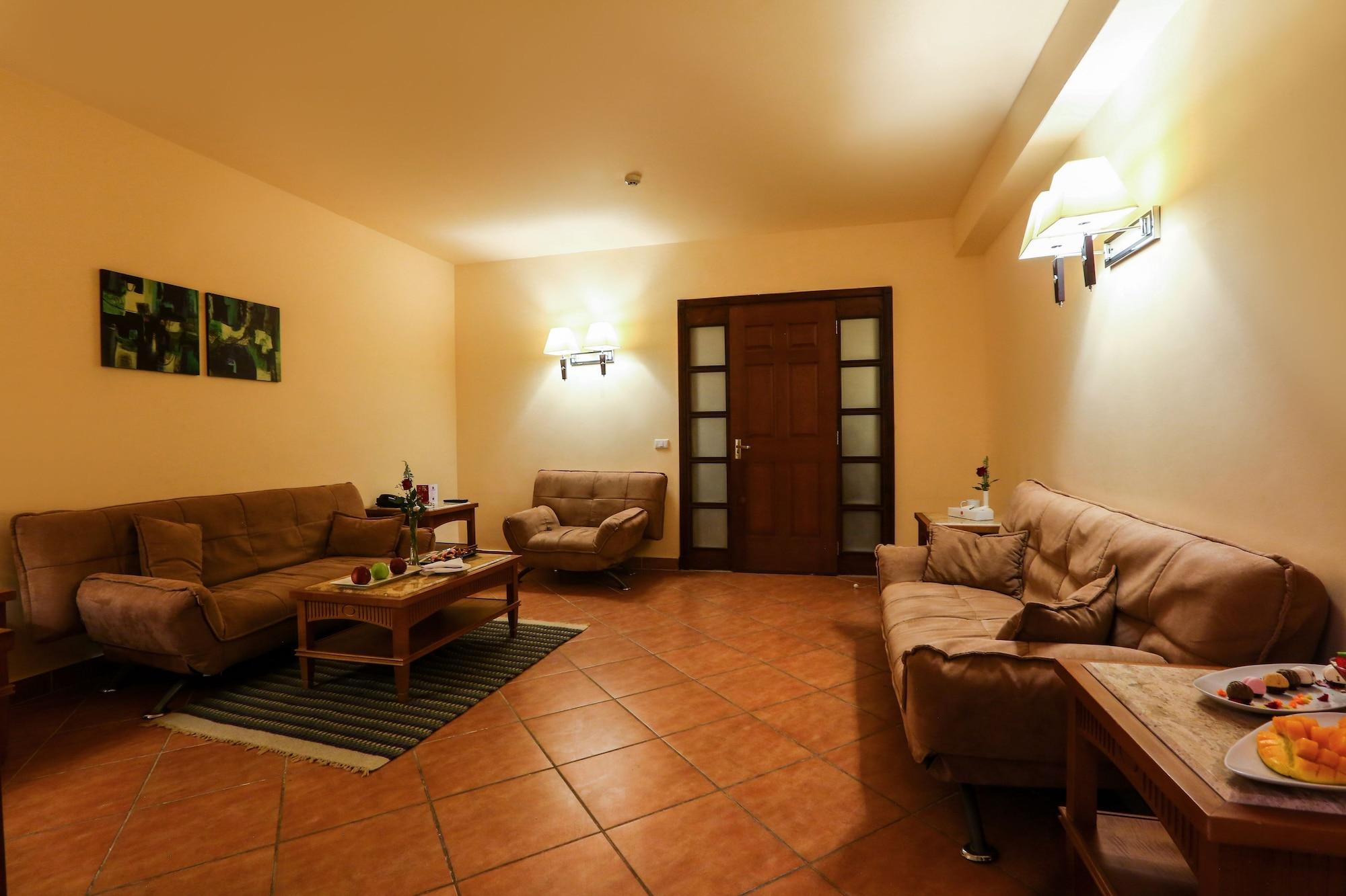 Hotel Charmillion Club Aquapark Šarm aš-Šajch Exteriér fotografie A living room