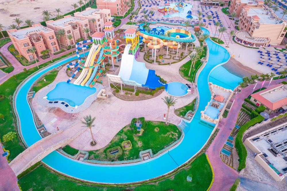 Hotel Charmillion Club Aquapark Šarm aš-Šajch Exteriér fotografie Aerial view of the park