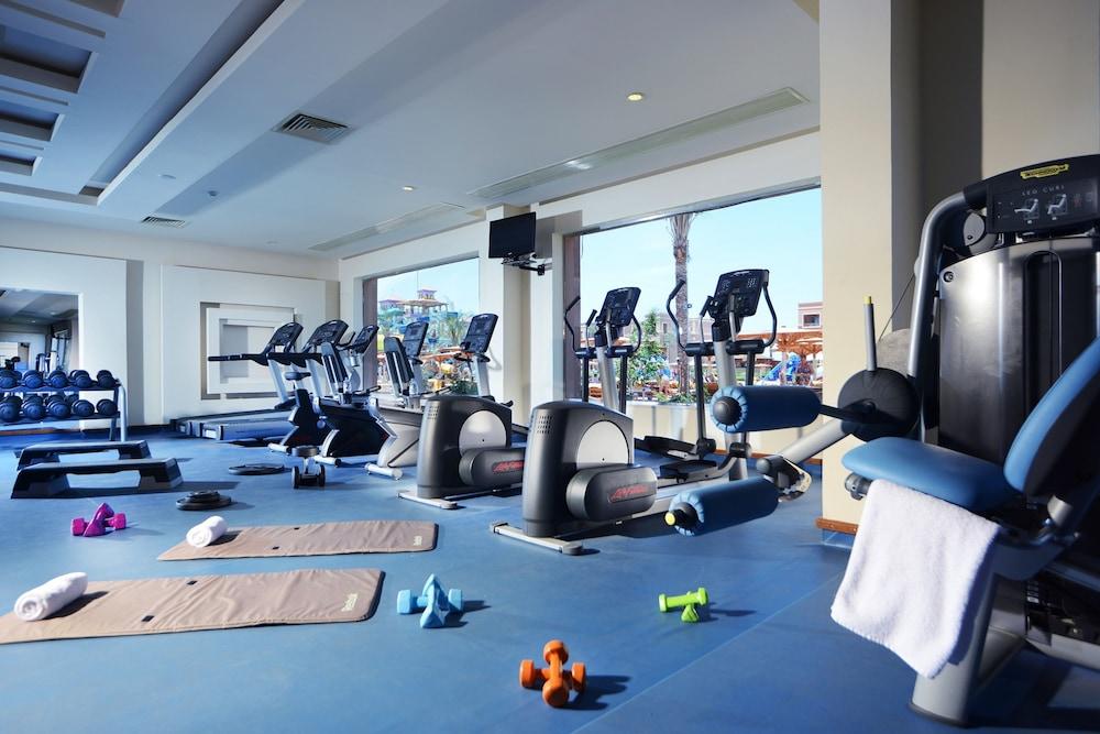 Hotel Charmillion Club Aquapark Šarm aš-Šajch Exteriér fotografie The gym at the hotel