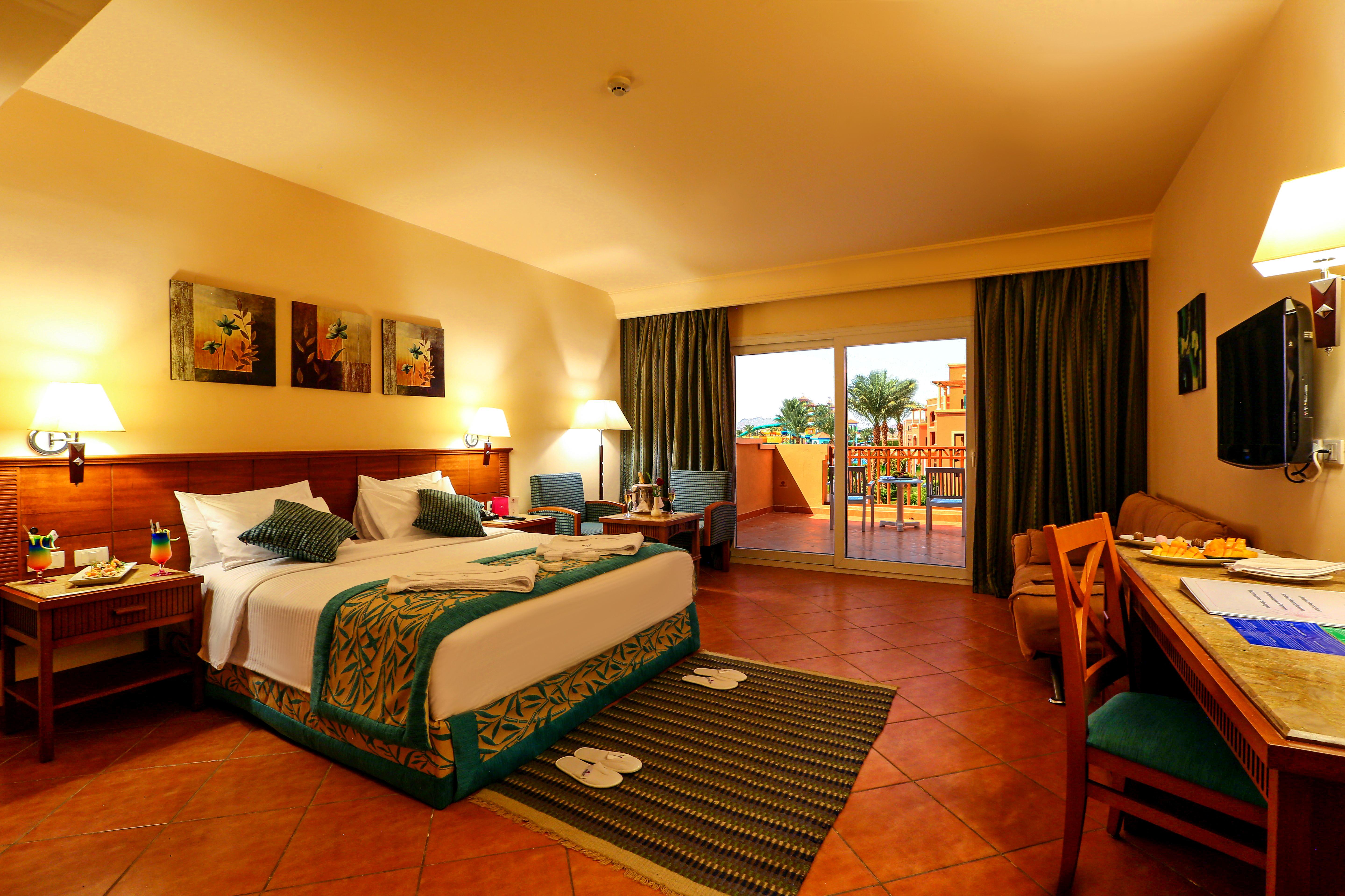 Hotel Charmillion Club Aquapark Šarm aš-Šajch Exteriér fotografie A room at the Hilton Sharm El Sheikh