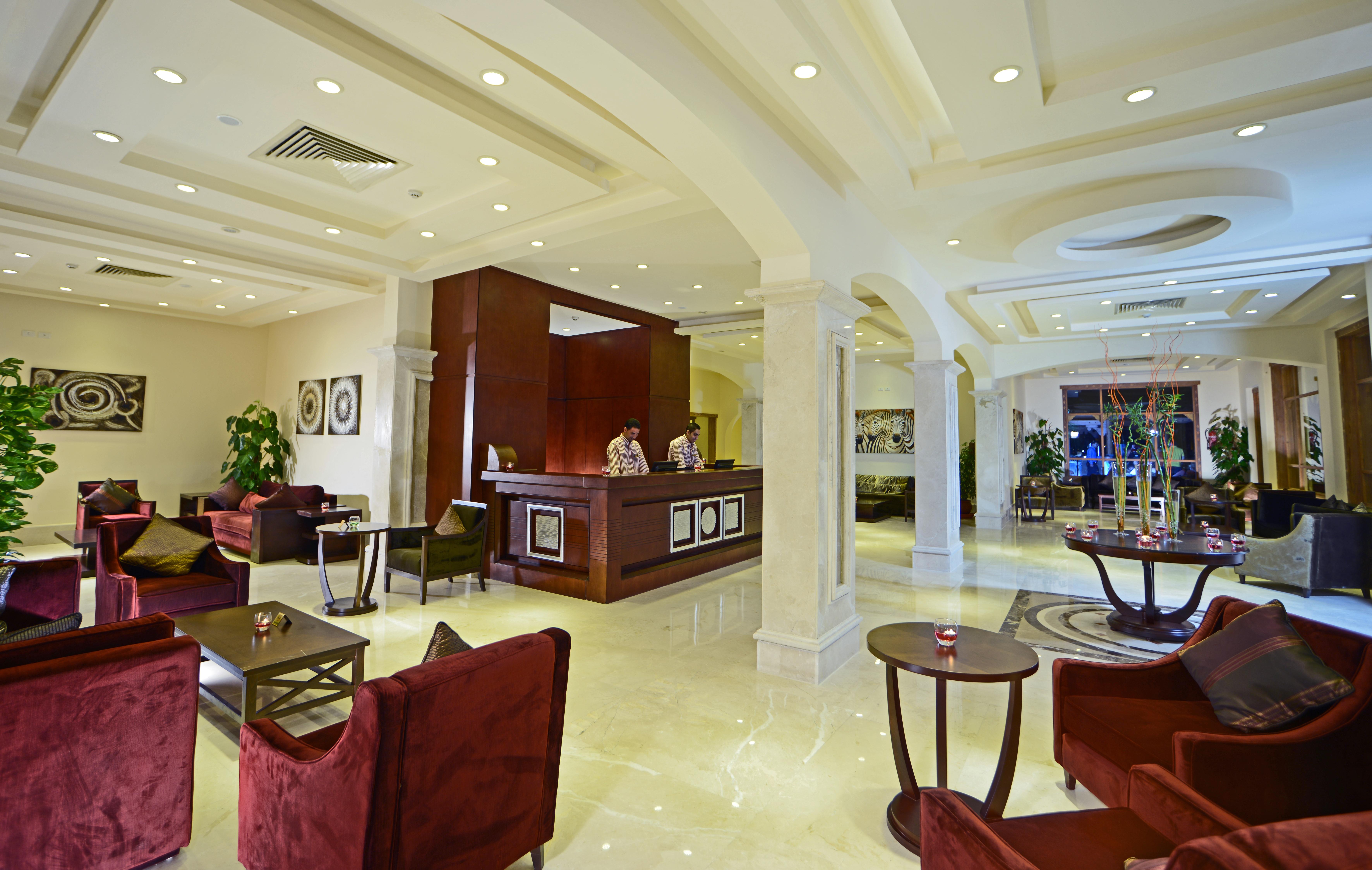 Hotel Charmillion Club Aquapark Šarm aš-Šajch Exteriér fotografie Lobby